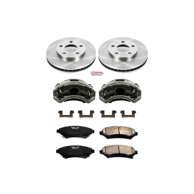 PSB Autospecialty Kit w/Cals - Power Stop 97-05 Buick Century Front Autospecialty Brake Kit w/Calipers