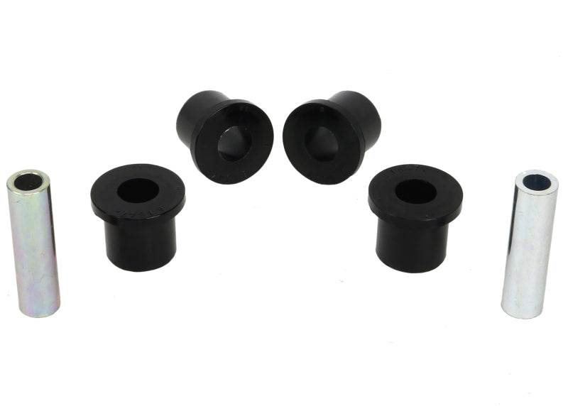 WL Bushings - Spring - Whiteline Plus 97-05 Nissan Frontier D22 2WD Rear Spring Eye and Shackle Bushing