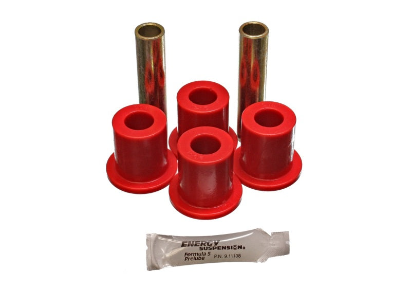 ES Spring/Shackle Bush - Red - Energy Suspension Rear Spring Frame Shackle Kit - Red
