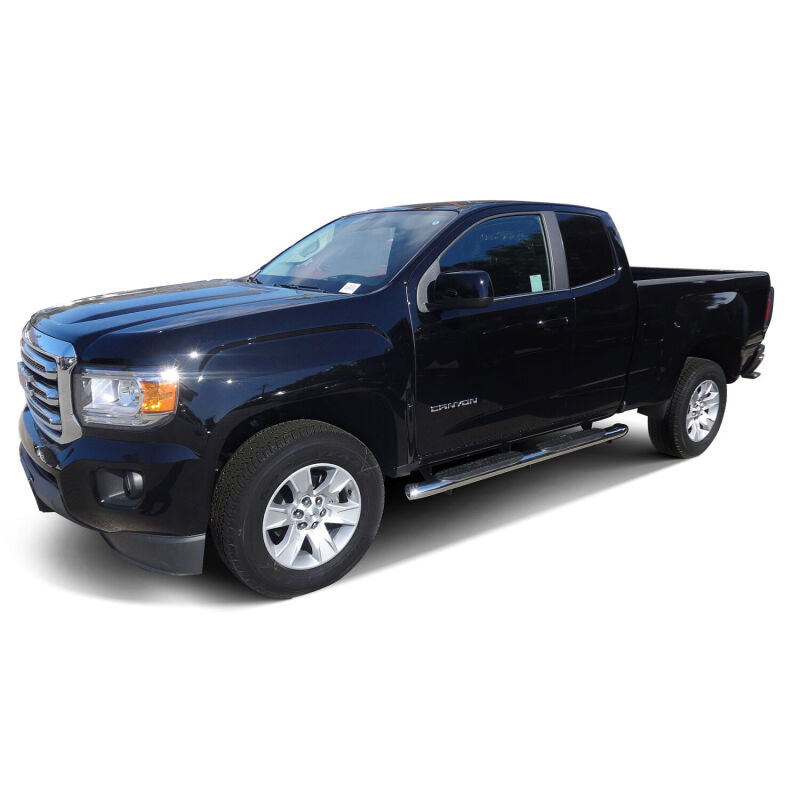 WES Nerf Bars - PRO TRAXX 5 - Westin 2015-2018 Chevrolet/GMC Colorado/Canyon Crew Cab PRO TRAXX 5 Oval Nerf Step Bars - Black