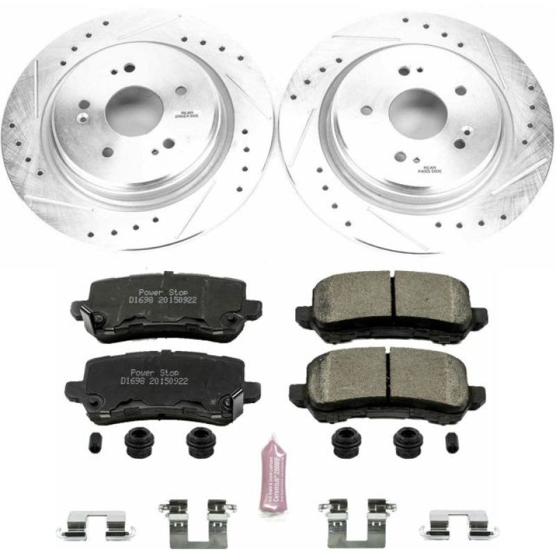 PSB Z23 Evolution Kit - Power Stop 15-19 Acura TLX Rear Z23 Evolution Sport Brake Kit
