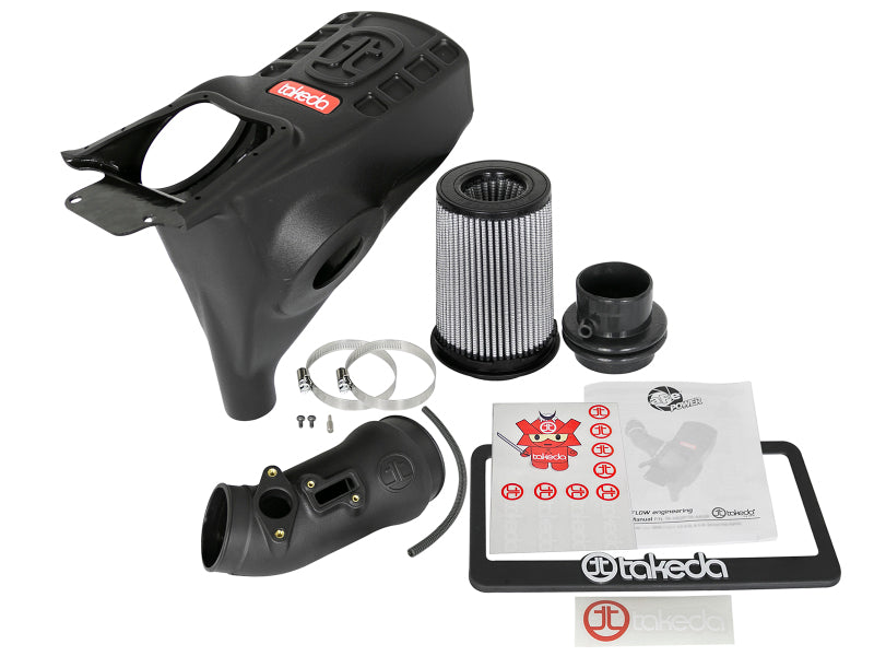 AFE Takeda Momentum Intake - aFe POWER Momentum GT Pro Dry S Intake System 2017 Honda Civic Type R L4-2.0L (t)