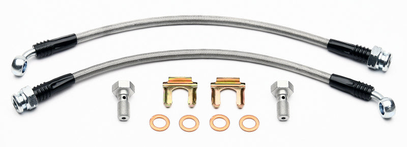 WIL Flexline Brake Hose - Wilwood Flexline Kit 88-96 Corvette w/ OEM Rear Caliper