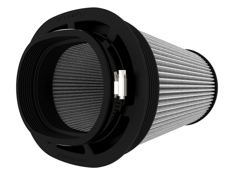 AFE Universal Pro Dry S Filter - aFe MagnumFLOW Pro DRY S Replacement Filter F-(7x4.75) B-(9x7) Inverted x T-(7.25x5) Inverted x H-8