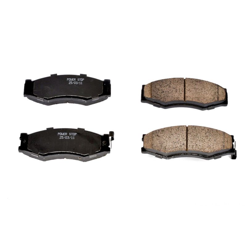 PSB Z16 Evolution Brake Pads - Power Stop 90-92 Infiniti M30 Front Z16 Evolution Ceramic Brake Pads