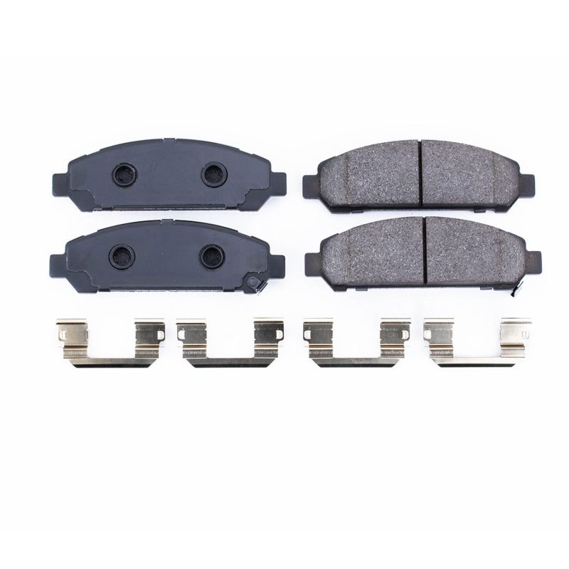 PSB Z17 Evolution Brake Pads - Power Stop 09-16 Toyota Venza Front Z17 Evolution Ceramic Brake Pads w/Hardware