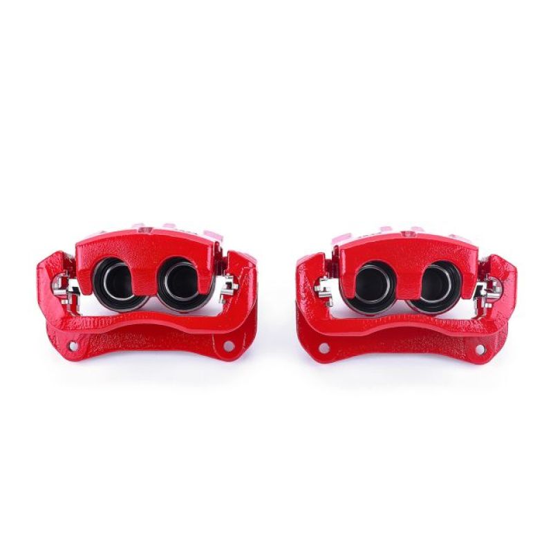 PSB Red Calipers - Power Stop 15-17 Lexus NX200t Front Red Calipers w/Brackets - Pair