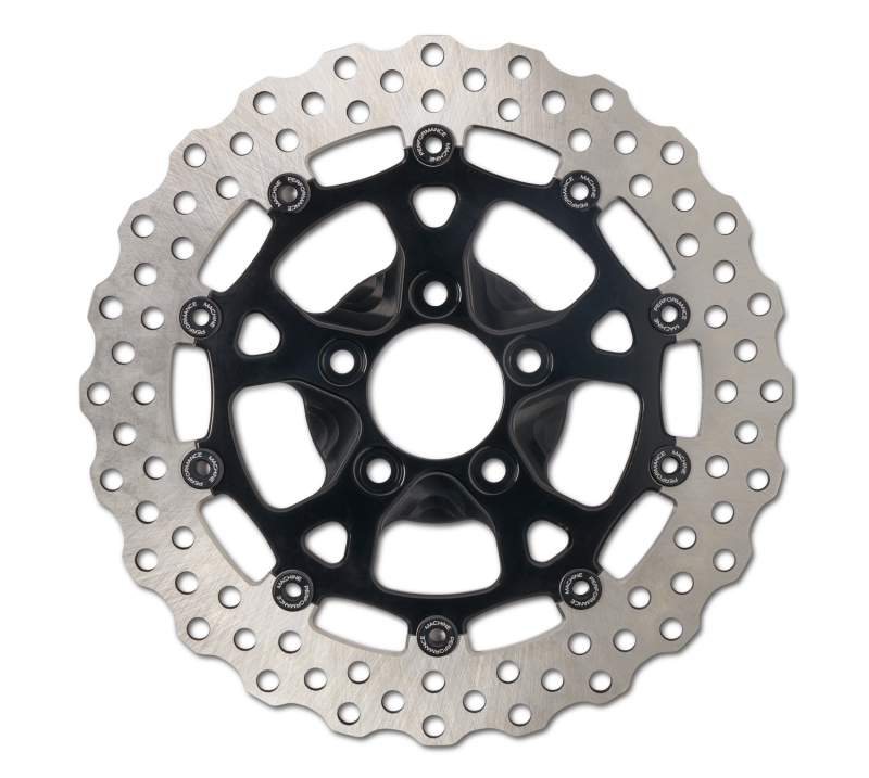 PFM Brake Rotors - Performance Machine Disc Carr Dominator 320Mm X .20 Ff No O/S Front Black Ano