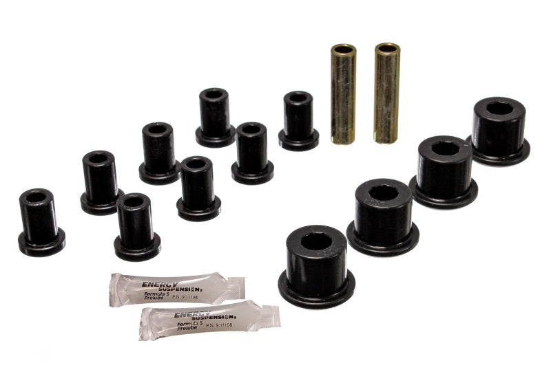 ES Spring/Shackle Bush - Black - Energy Suspension Rear Spring And Shackle Bushing - Black
