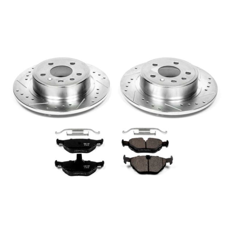 PSB Z23 Evolution Kit - Power Stop 99-10 Saab 9-5 Rear Z23 Evolution Sport Brake Kit
