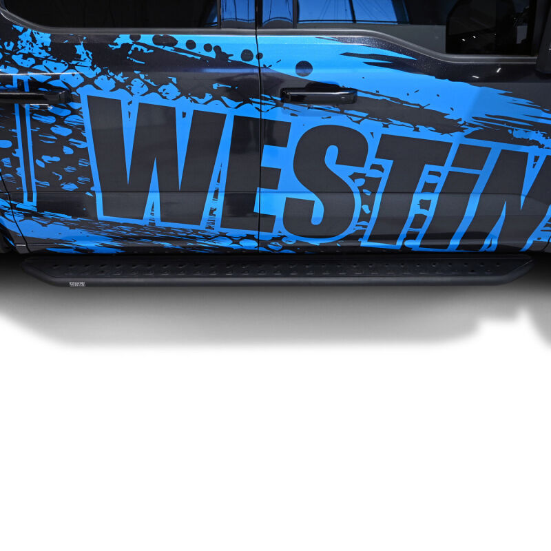 WES Running Boards - Outlaw - Westin 15-23 Ford F150 (SuperCrew) Outlaw Running Boards - Textured Black