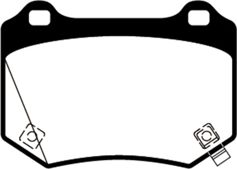 EBC Yellowstuff Brake Pad Sets - EBC 18+ WRX STI Yellowstuff Rear Brake Pads