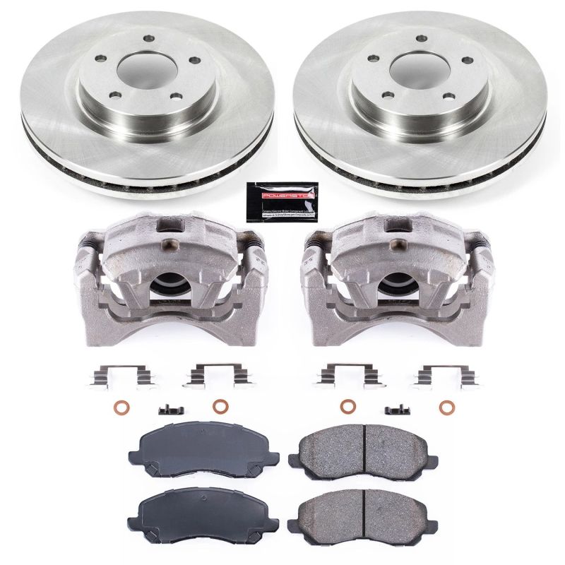 PSB Autospecialty Kit w/Cals - Power Stop 11-14 Chrysler 200 Front Autospecialty Brake Kit w/Calipers