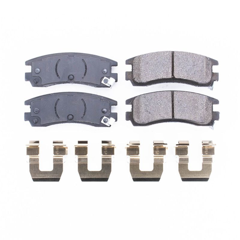 PSB Z17 Evolution Brake Pads - Power Stop 00-05 Buick LeSabre Rear Z17 Evolution Ceramic Brake Pads w/Hardware