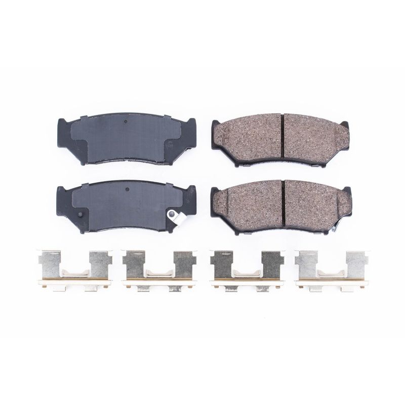 PSB Z17 Evolution Brake Pads - Power Stop 00-04 Chevrolet Tracker Front Z17 Evolution Ceramic Brake Pads w/Hardware