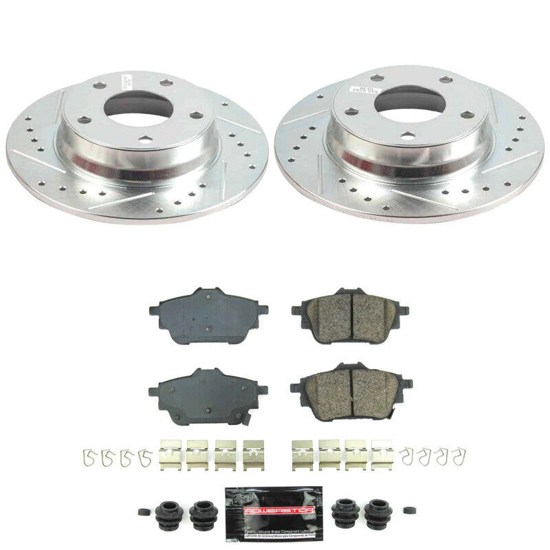 PSB Z23 Evolution Kit - Power Stop 20-25 Nissan Sentra Rear Z23 Evolution Brake Kit