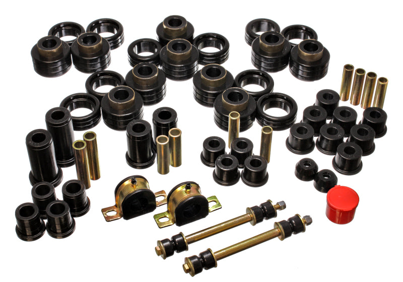 ES Hyper-Flex Sets - Black - Energy Suspension 95-97 Chevy Tahoe / GMC Denali 4WD Black Hyper-flex Master Bushing Set