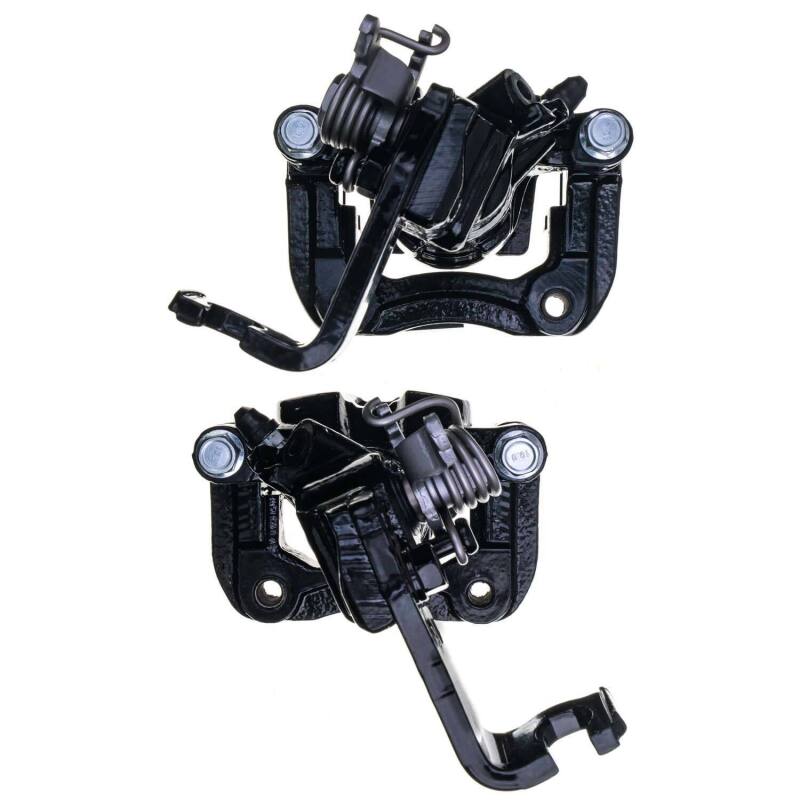PSB Black Calipers - Power Stop 04-08 Acura TSX Rear Black Caliper - Pair w/Bracket