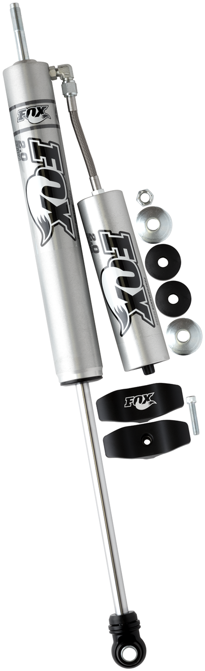 FOX 2.0 Perf Shock - Fox 05+ Ford SD 2.0 Performance Series 11.1in. Smooth Body Remote Res. Front Shock / 5.5-7in. Lift