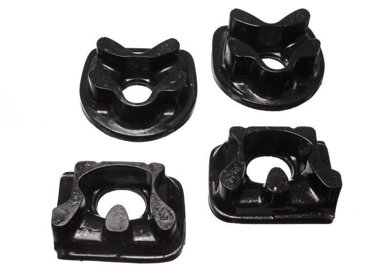 ES Motor Mounts - Black - Energy Suspension 92-01 Honda Prelude Black Motor Mount Inserts (Manual Transmission) (2 Torque Posi