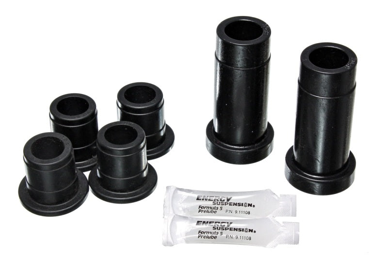 ES Cntrl Arm Bushings - Black - Energy Suspension 79-83 Toyota Pickup 2WD excl T-100/Tundra Black Front Upper&Lower Control Arm Bush