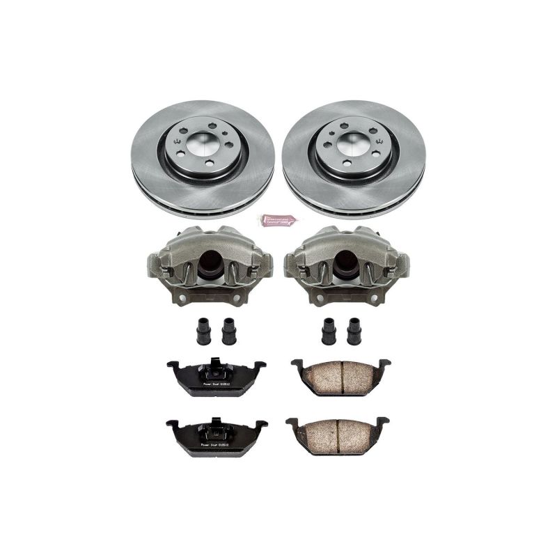 PSB Autospecialty Kit w/Cals - Power Stop 1998 Volkswagen Beetle Front Autospecialty Brake Kit w/Calipers