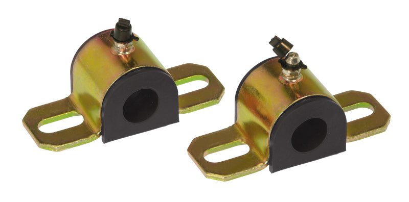 PRO Sway/End Link Bush - Blk - Prothane Universal Greasable Sway Bar Bushings - 18MM - Type A Bracket - Black