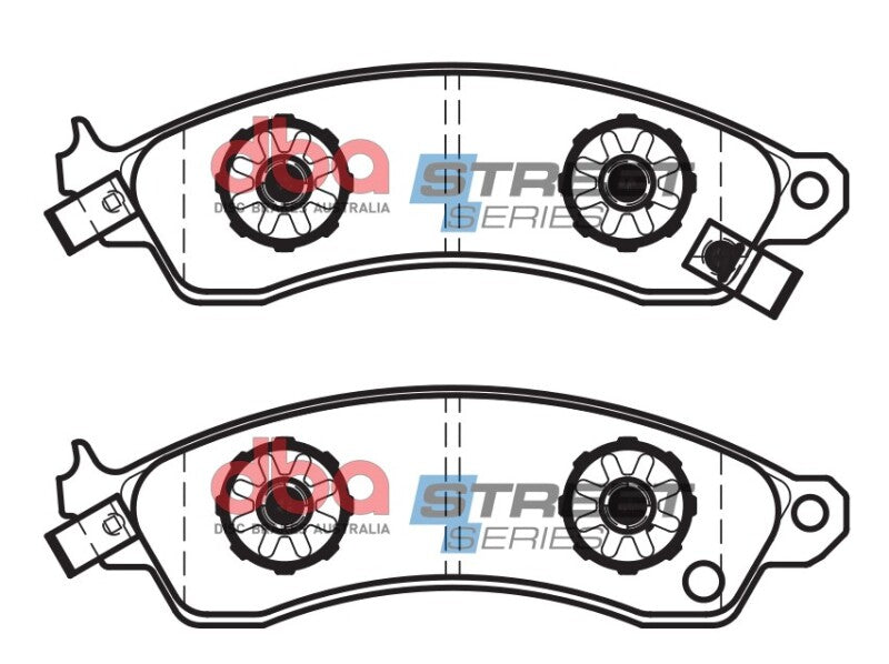 DBA Street Series Brake Pads - DBA 85-92 Chevrolet Camaro (w/Performance Package) Front Street Series Brake Pads