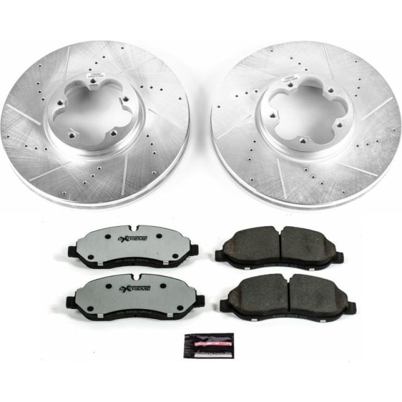 PSB Z36 Truck & Tow Kit - Power Stop 15-19 Ford Transit-150 Front Z36 Truck & Tow Brake Kit