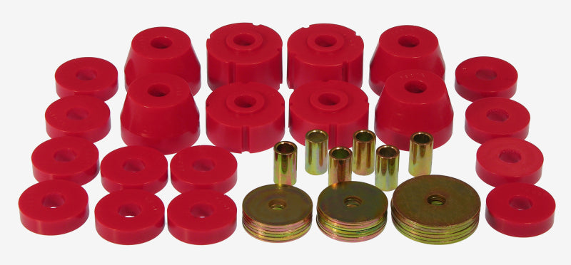 PRO Body/Subframe Bush - Red - Prothane 72-92 Dodge Ramcharger Body Mount - Red