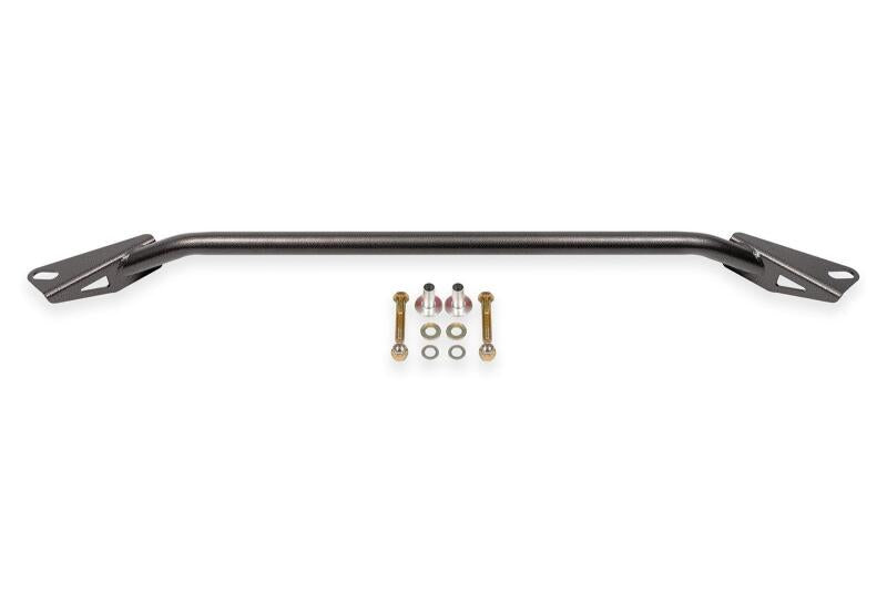 BMR Chassis Reinforcement Braces - BMR 24-25 Ford Mustang S650 Chassis Brace Front Subframe 2-point - Black Hammertone