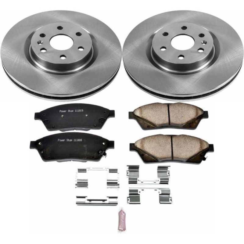 PSB Autospecialty Kit - Power Stop 10-16 Cadillac SRX Front Autospecialty Brake Kit