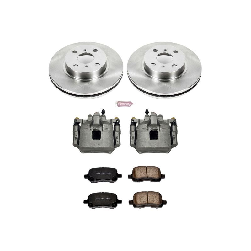 PSB Autospecialty Kit w/Cals - Power Stop 98-02 Chevrolet Prizm Front Autospecialty Brake Kit w/Calipers