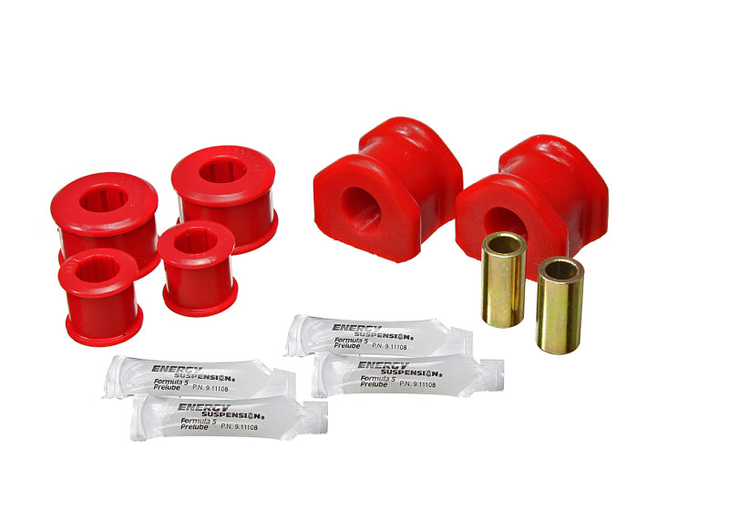 ES Sway Bar Bushings - Red - Energy Suspension 11-14 Ford Mustang Front Sway Bar Bushing Set 22mm - Red