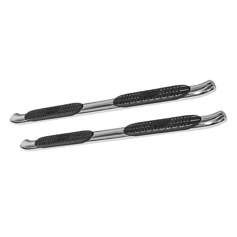 WES Nerf Bars - PRO TRAXX 4 - Westin 2014-2018 Chevy Silverado 1500 Reg Cab PRO TRAXX 4 Oval Nerf Step Bars - SS