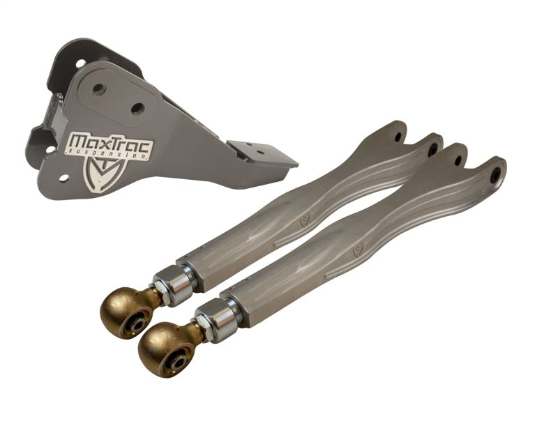 MXT 4-Link Arms & Brackets - MaxTrac 17-19 Ford F-250/350 4WD Dually 4in & 6in Lift Kit - Front Driver 4-Link Arms/Brackets