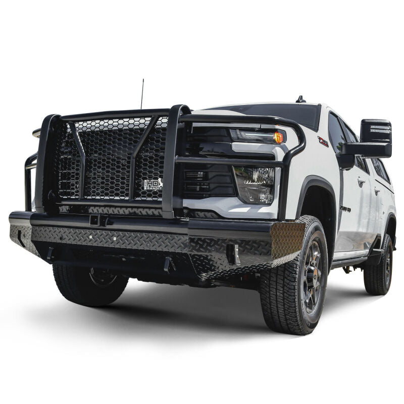 WES HDX Front Bumpers - Westin 2025 Chevrolet Silverado 2500/3500 HDX Bandit Front Bumper - Black