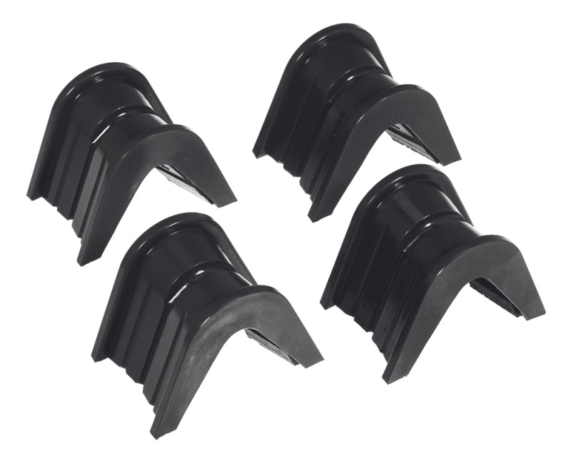 PRO Transmission Mounts - Blk - Prothane 66-79 Ford F100/250/Bronco C-Bushings 4deg Offset - Black