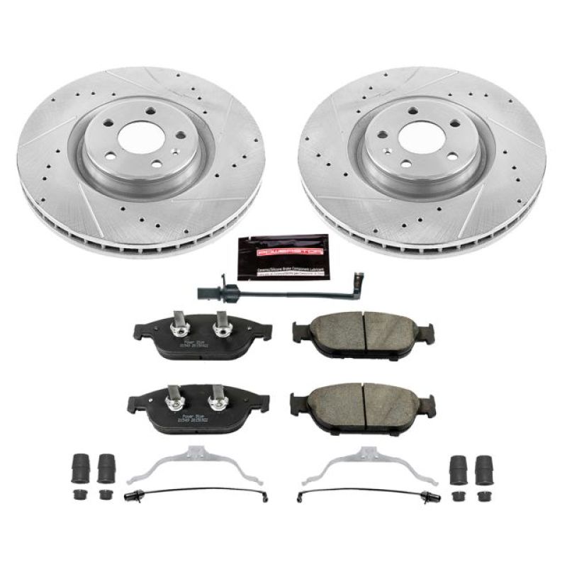 PSB Z23 Evolution Kit - Power Stop 12-16 Audi A6 Quattro Front Z23 Evolution Sport Brake Kit