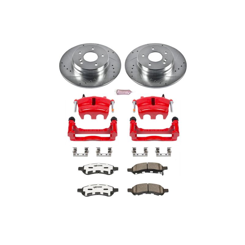 PSB Z26 Street Warrior Kit - Power Stop 06-08 Isuzu Ascender Front Z26 Street Kit w/Cals