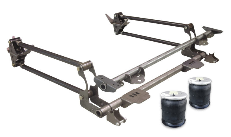 RID Suspension Link Kits - Ridetech Parallel 4-Link System Weld-in 4 Link Kit for 3/4 and 1 Ton Trucks Black Powdercoat