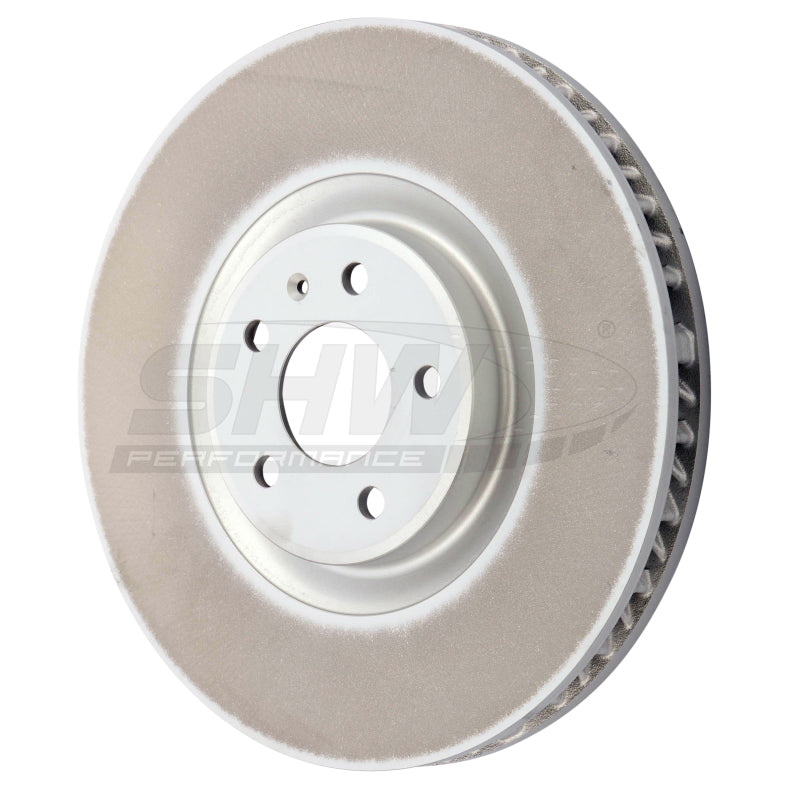 SHW Smooth Monobloc Rotors - SHW 19-21 Porsche Macan S 3.0L Left Front Smooth Monobloc Brake Rotor (95B615301AA)