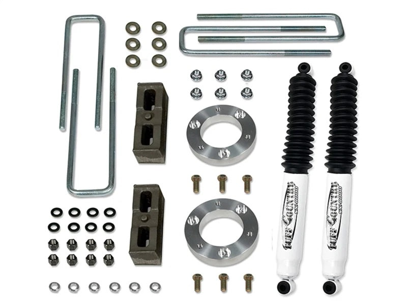 TUF Lift Kits - Tuff Country 07-22 Chevy Silverado 1500 4x4 2in Lift Kit (w/Rear Lift Blocks SX8000 Shocks)