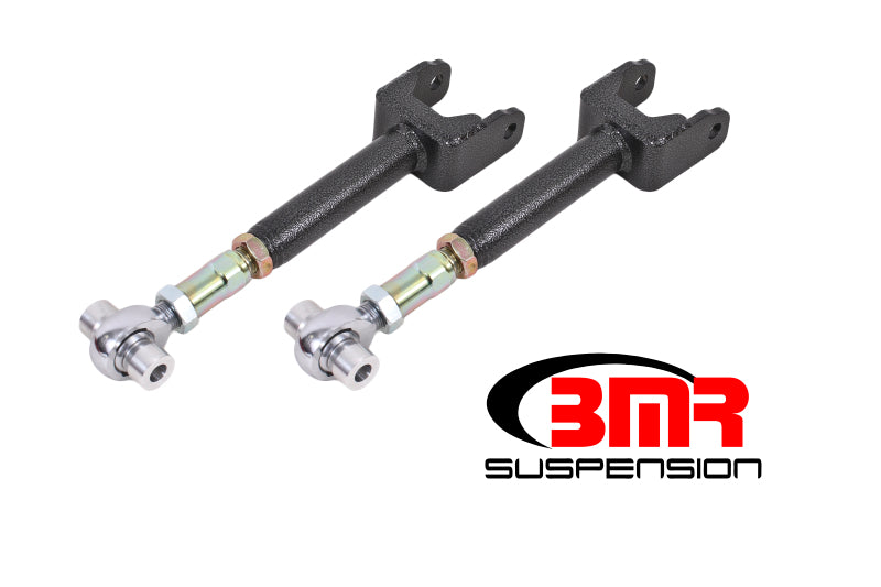 BMR Control Arms - BMR 64-67 A-Body Upper Control Arms On-Car Adj. Rod Ends - Black Hammertone