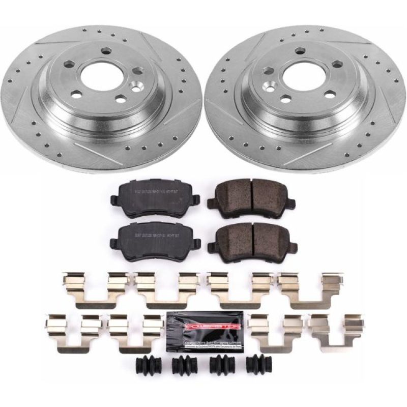 PSB Z23 Evolution Kit - Power Stop 11-18 Volvo S60 Rear Z23 Evolution Sport Brake Kit