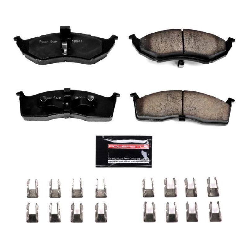 PSB Z23 Evolution Brake Pads - Power Stop 93-97 Chrysler Concorde Front Z23 Evolution Sport Brake Pads w/Hardware