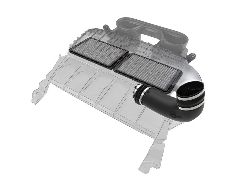 AFE Super Stock Induction System - aFe 21-23 Ram 1500 TRX HEMI V8 6.2L (sc) Super Stock Induction System w/ Pro DRY S Filters