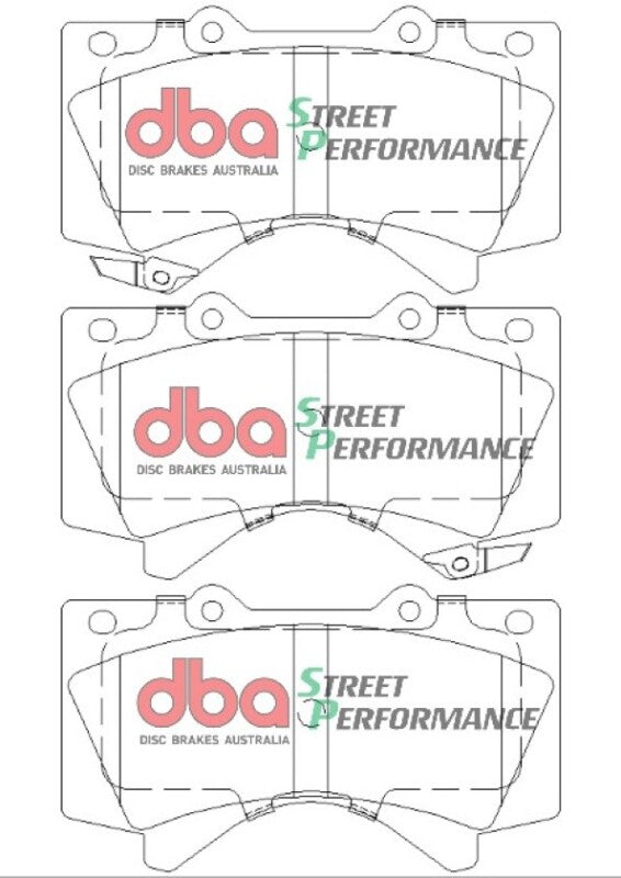 DBA SP Performance Brake Pads - DBA 07-18 Toyota Tundra SP Performance Front Brake Pads