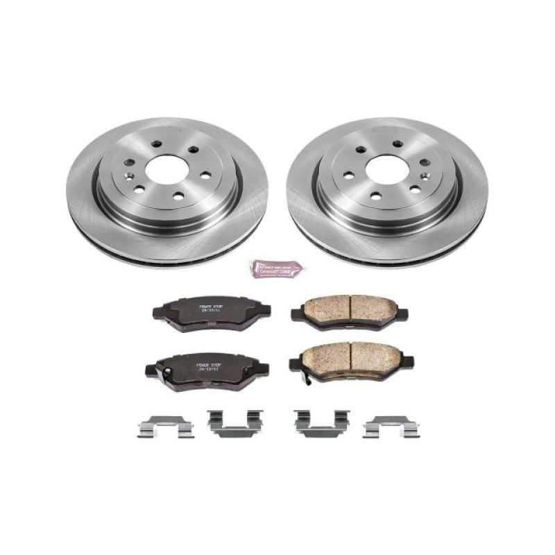 PSB Autospecialty Kit - Power Stop 10-16 Cadillac SRX Rear Autospecialty Brake Kit