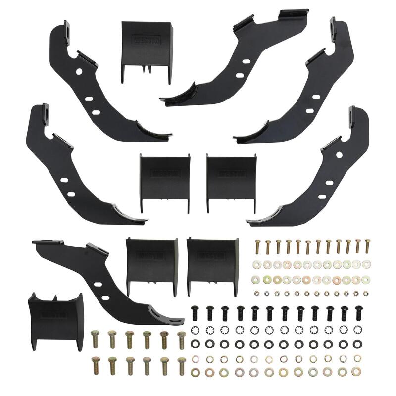 WES Nerf Bars - PRO TRAXX 4 - Westin 21-22 Ford Bronco (4-Door) PRO TRAXX 4 Oval Nerf Step Bars - Textured Black